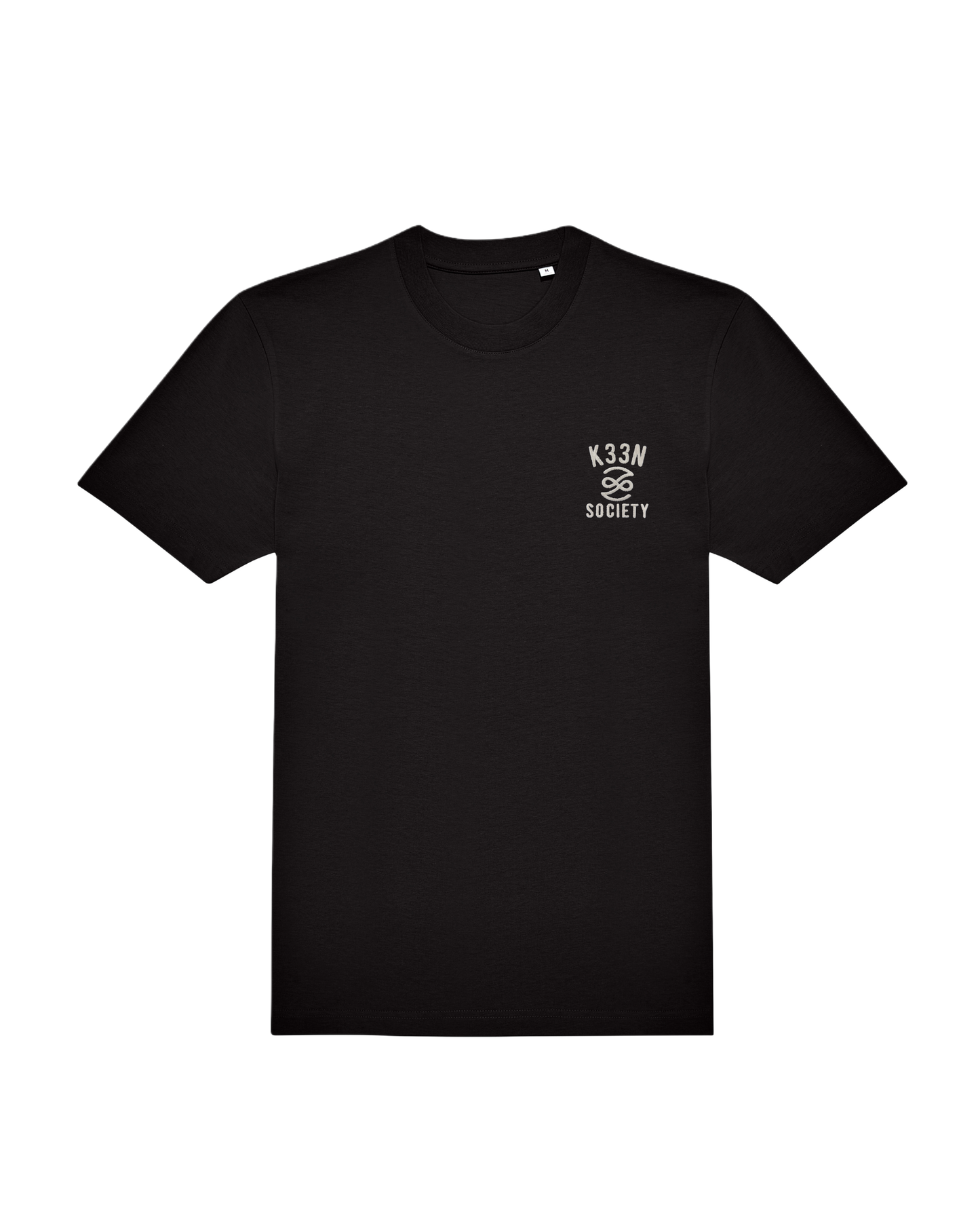 Embroidered logo t-shirt - black
