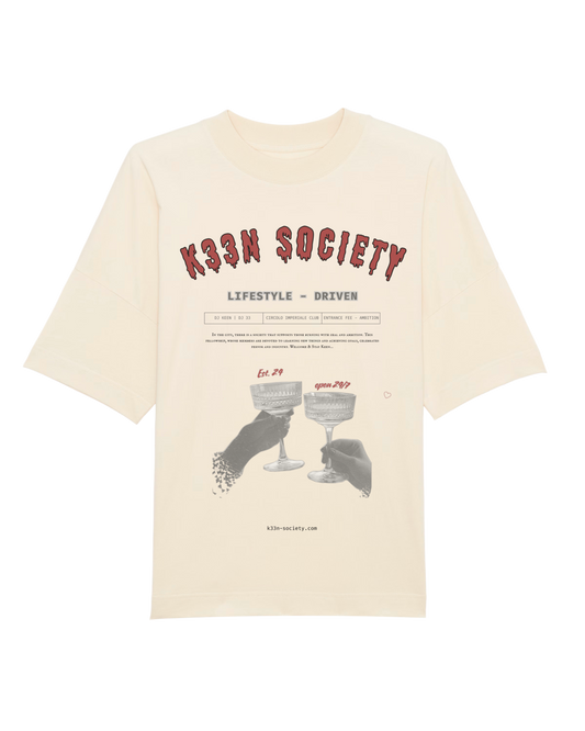 Society t-shirt - cream